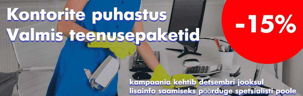 kontorite puhastus valmis teenusepaketid